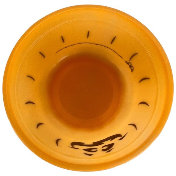 1986 McDonalds Halloween Bucket Orange Pumpkin Happy Meal Pail Hard To Find Face - Picture 6 of 9